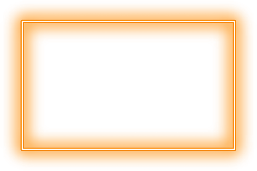 Rectangular Neon Orange Frame 